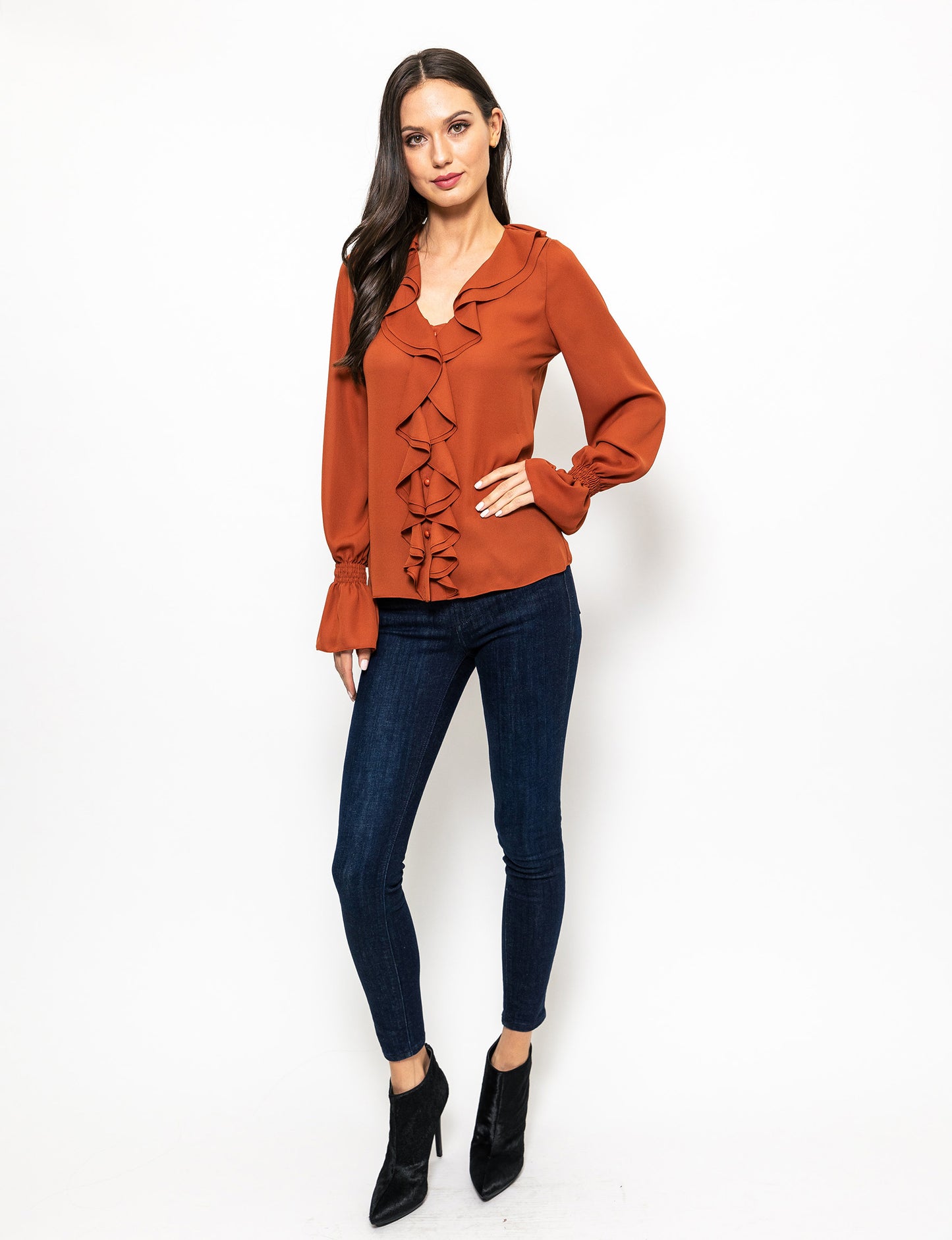 Urban Edge Ruffled Sasha Blouse