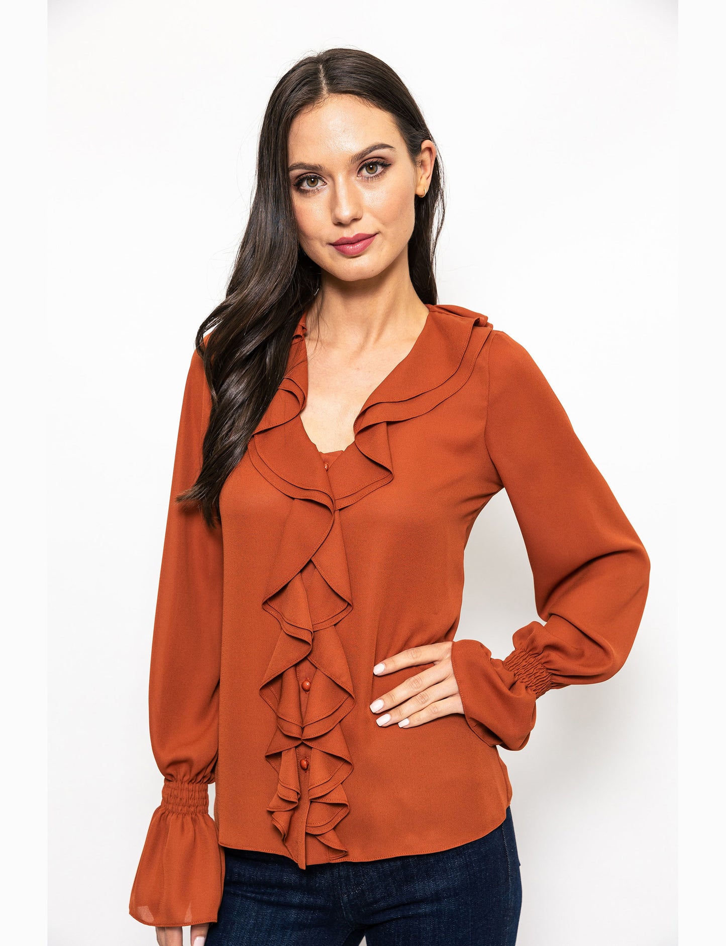 Urban Edge Ruffled Sasha Blouse