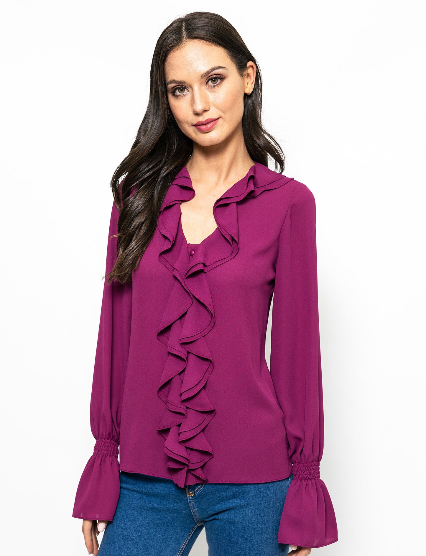 Urban Edge Ruffled Sasha Blouse
