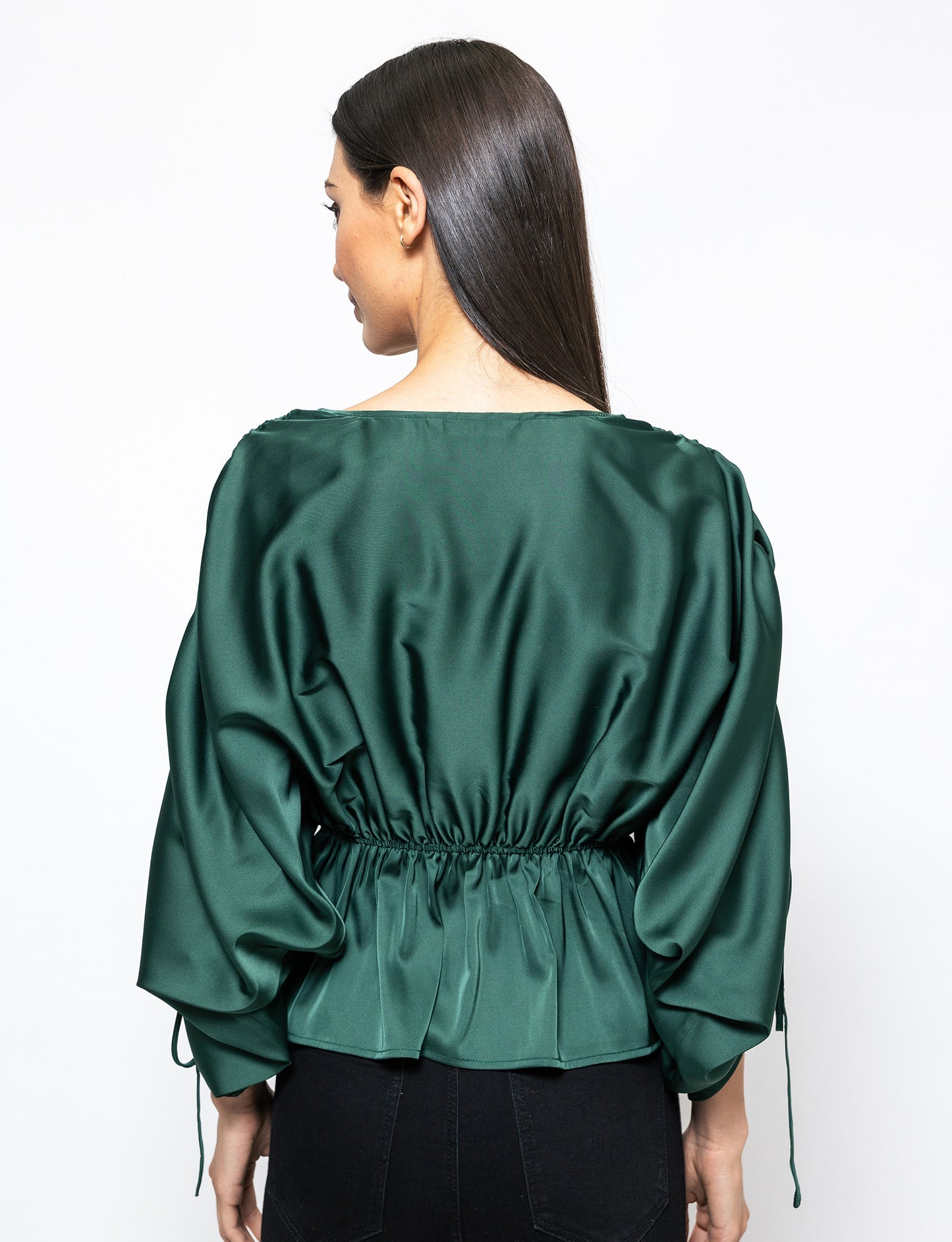 Modern Grace Peplum Hem Trina Blouse