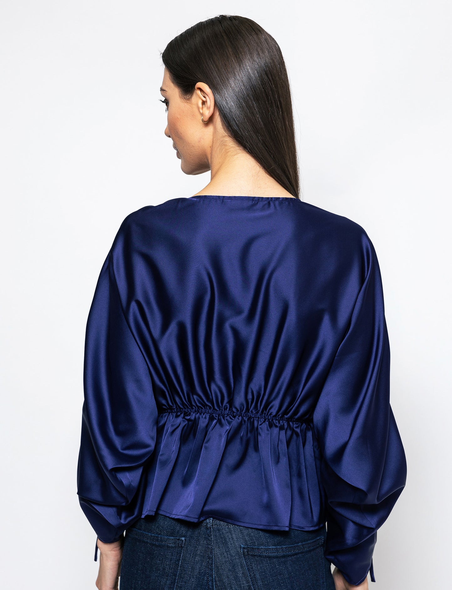 Modern Grace Peplum Hem Trina Blouse