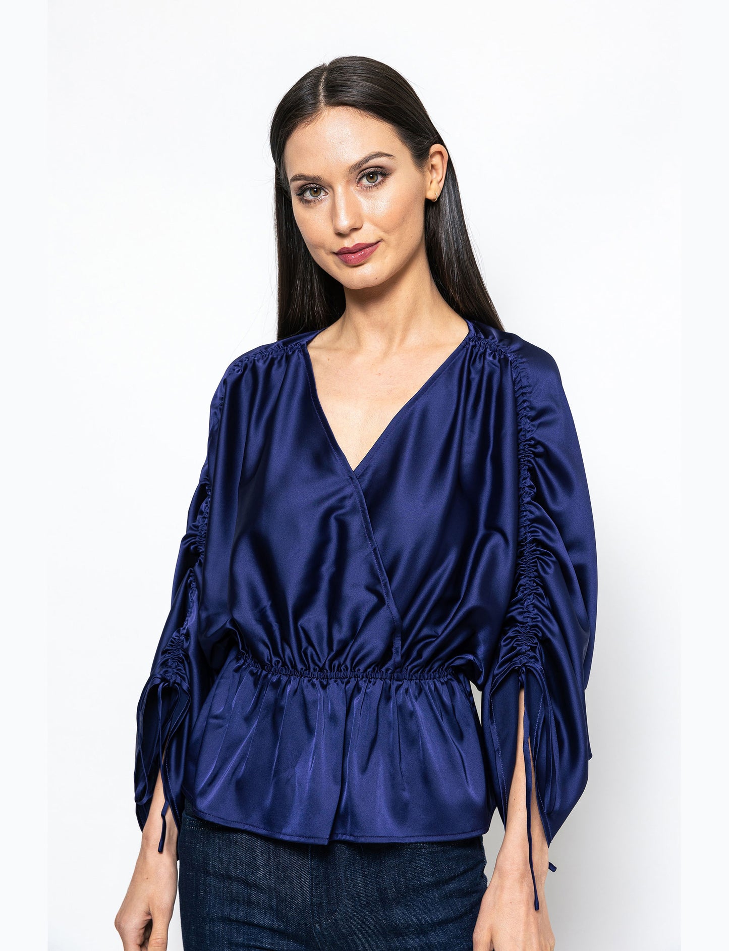 Modern Grace Peplum Hem Trina Blouse