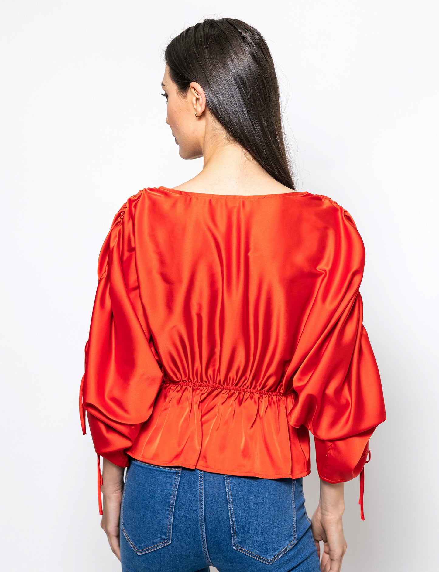 Modern Grace Peplum Hem Trina Blouse
