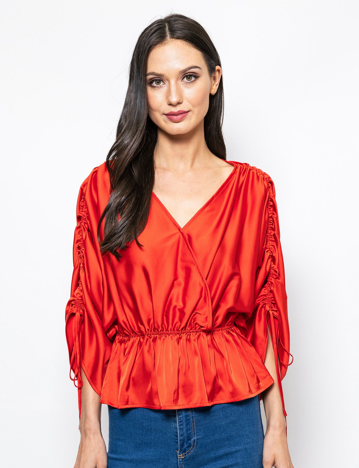 Modern Grace Peplum Hem Trina Blouse