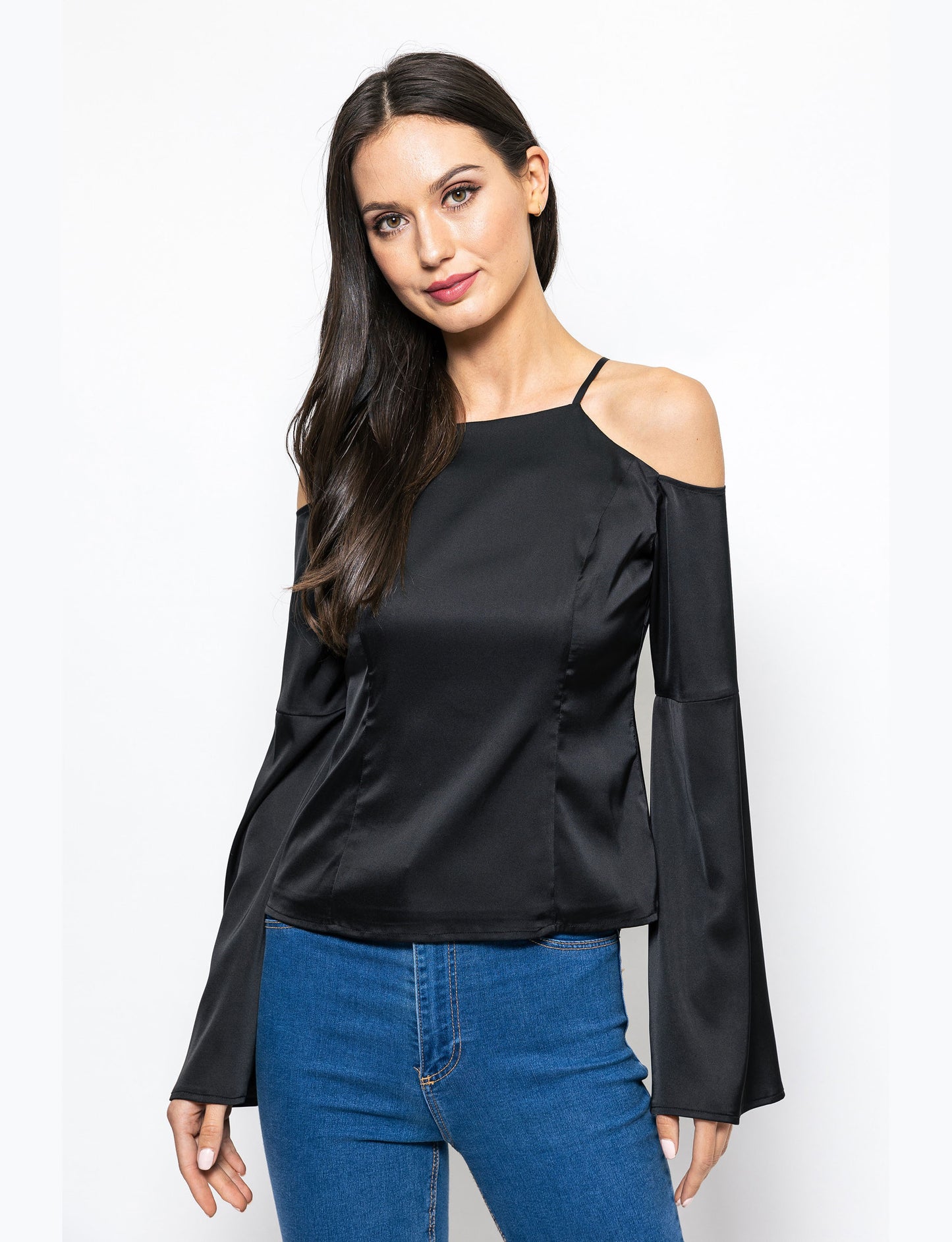 Inner Diva Cold Shoulder Lulu Blouse