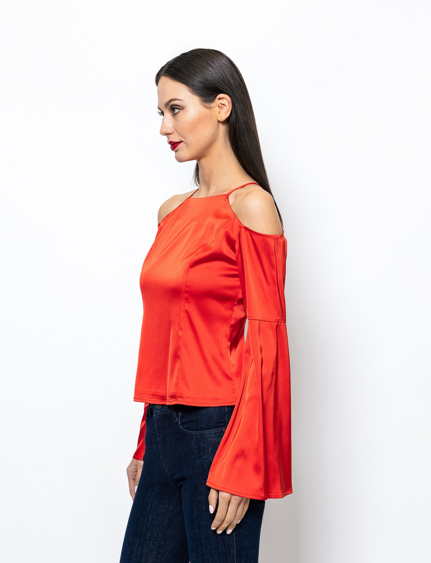 Inner Diva Cold Shoulder Lulu Blouse