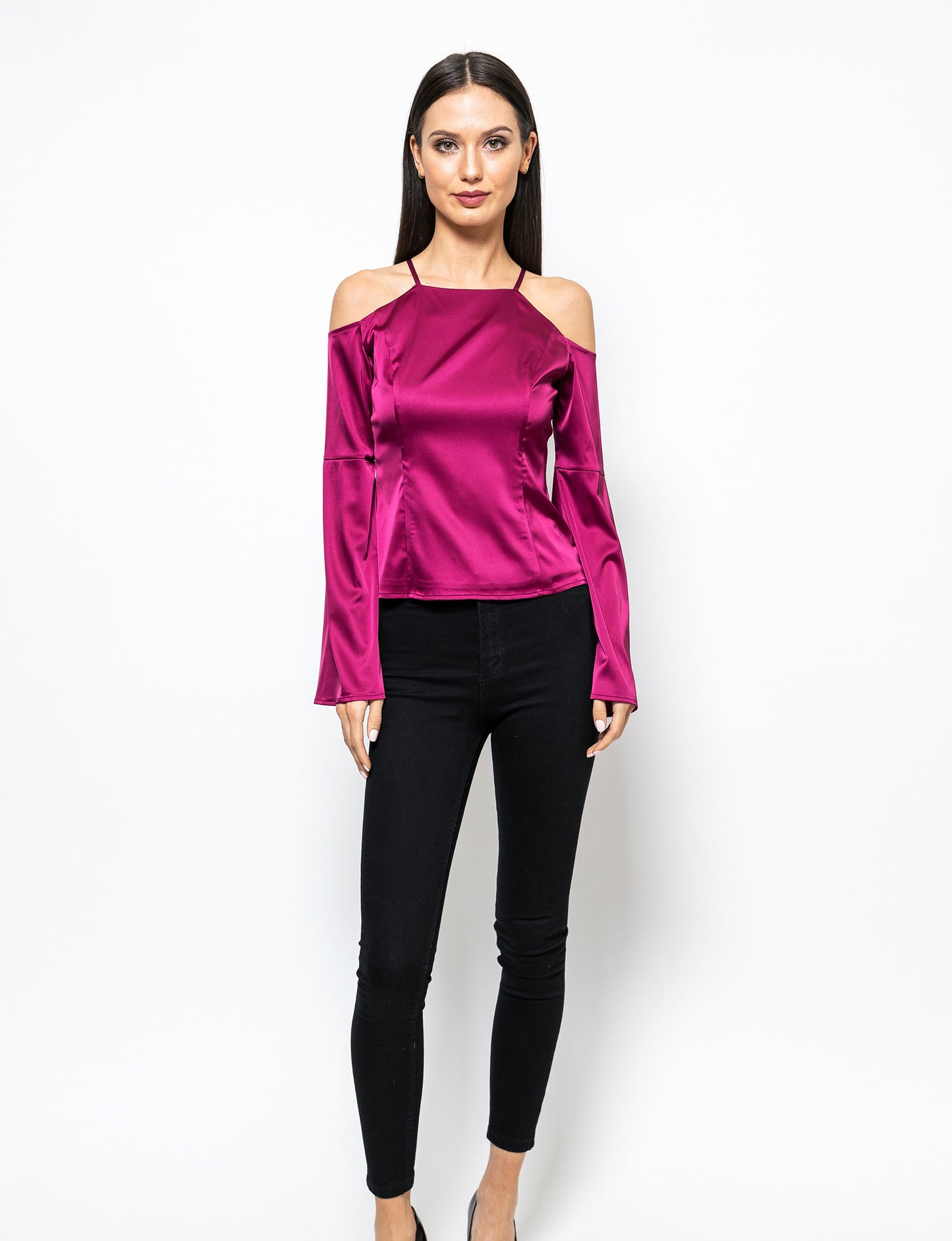 Inner Diva Cold Shoulder Lulu Blouse