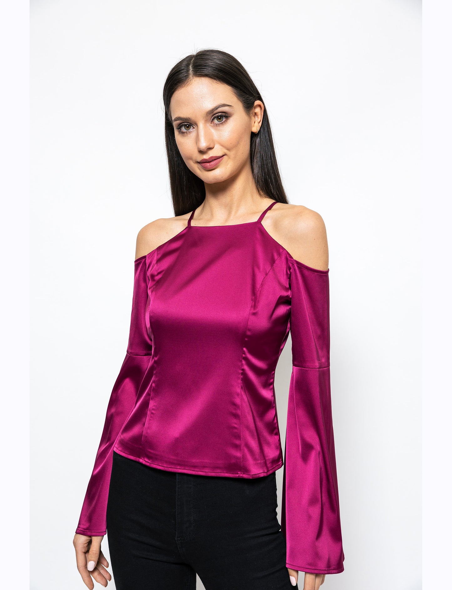 Inner Diva Cold Shoulder Lulu Blouse