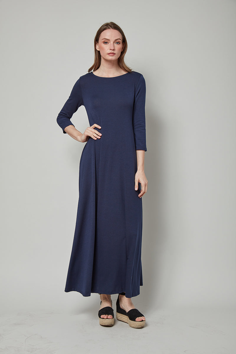 Dora Landa Long Maxi Plus Size Cora Dress, Women's, Size: 2XL, Blue Dora Landa Long Maxi Plus Size Cora Dress, Women's, Size: 2XL, Blue