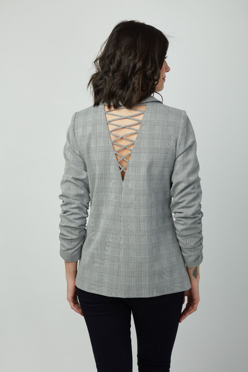 Boss Lady Jemmy Ruched Sleeve Jacket
