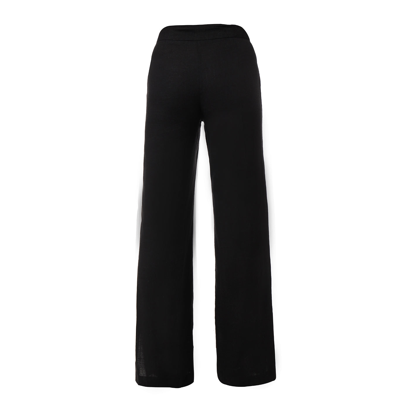 Total Winner Tara Linen-Blend Slit Flare Pants