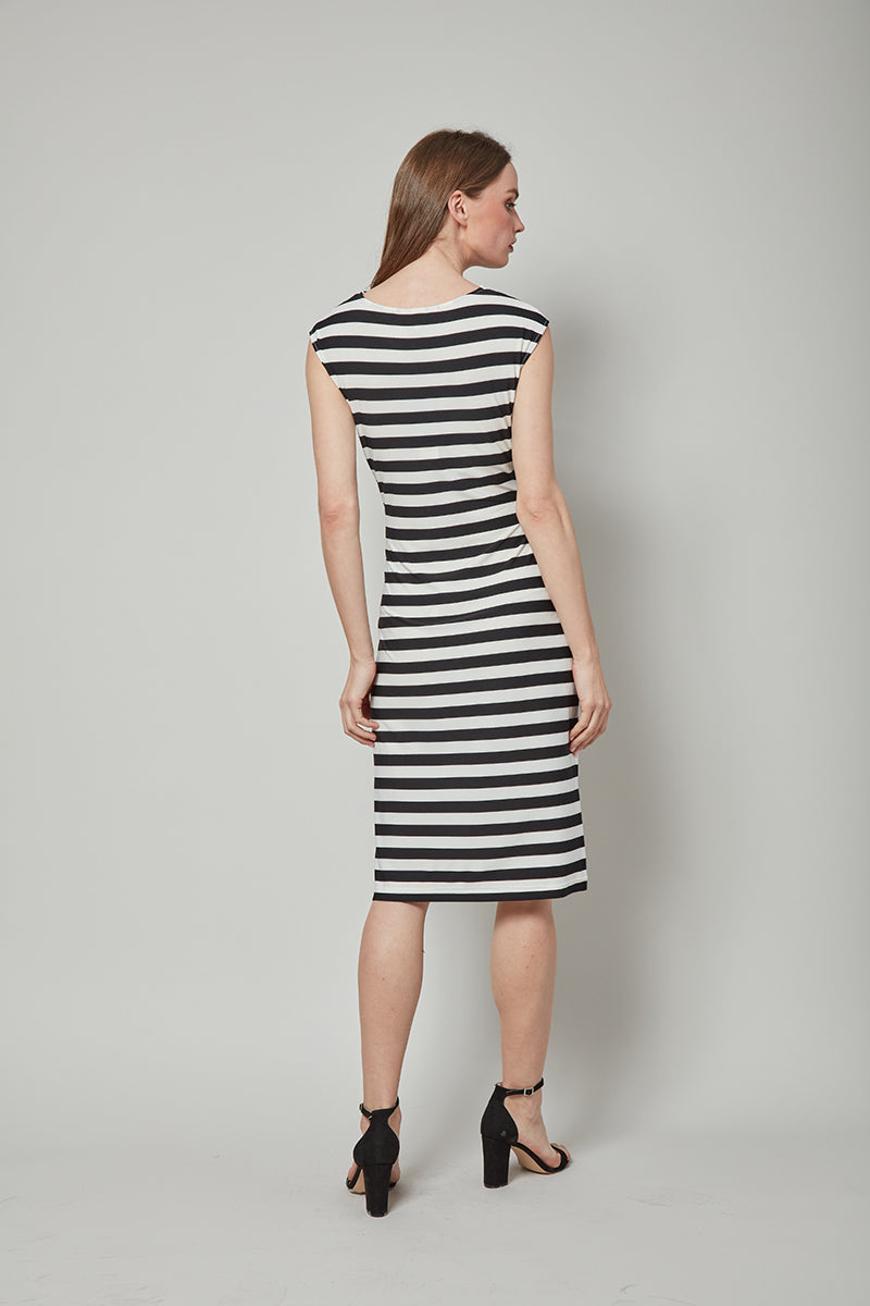 Effortless Glam Striped Kai Dress