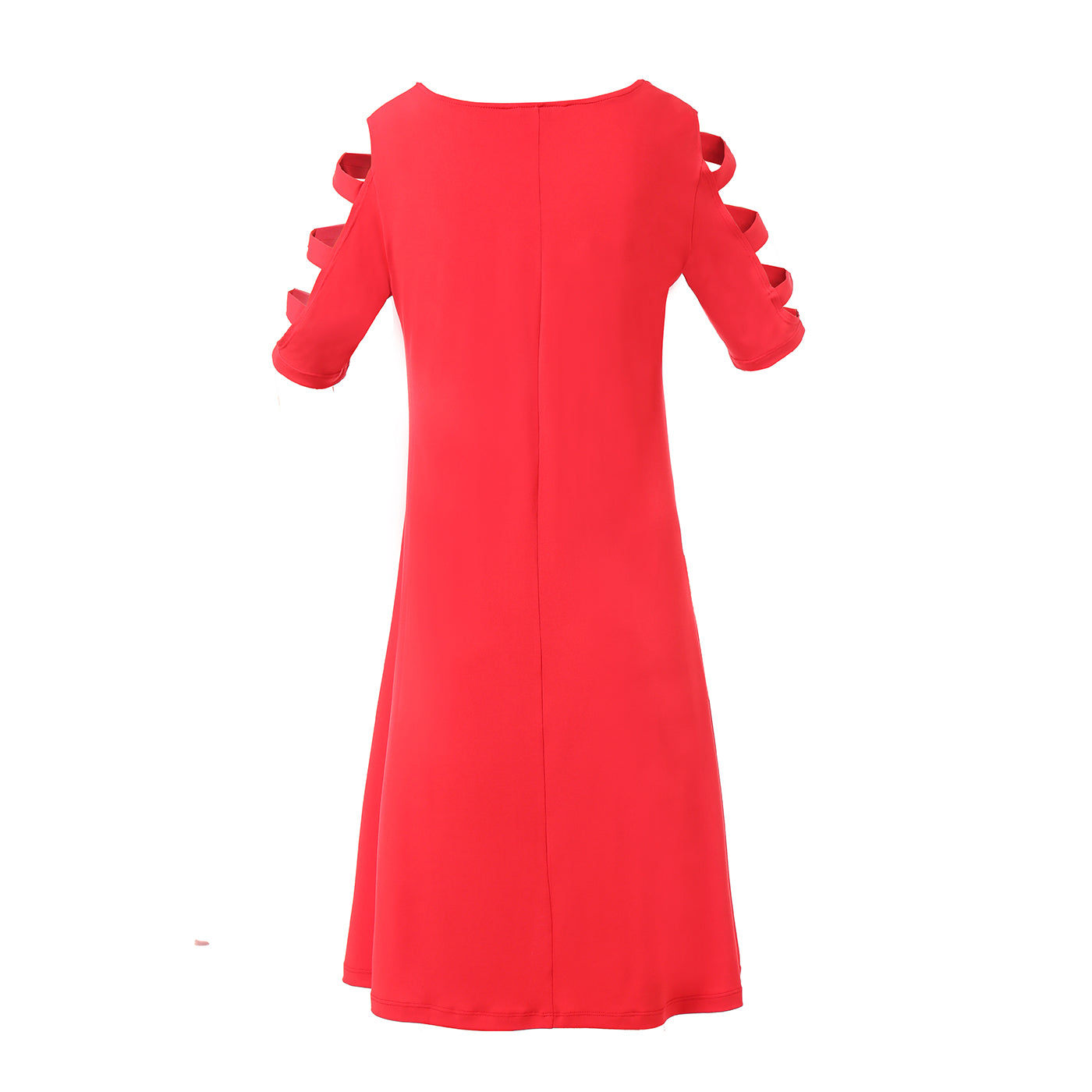 Subtly Chic Linne Cutout Midi Dress