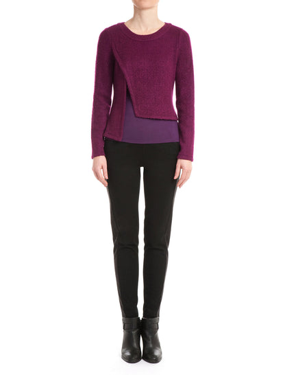 Right There Asymmetric Hem Tasha Sweater