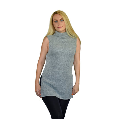 Keeping It Cozy Sleeveless Turtleneck Top
