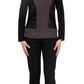 Vegan Leather Side Panel Top