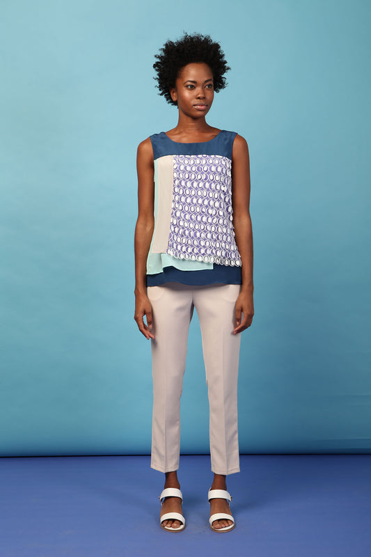 Cindy + Johnny ZULA Multicolor Top