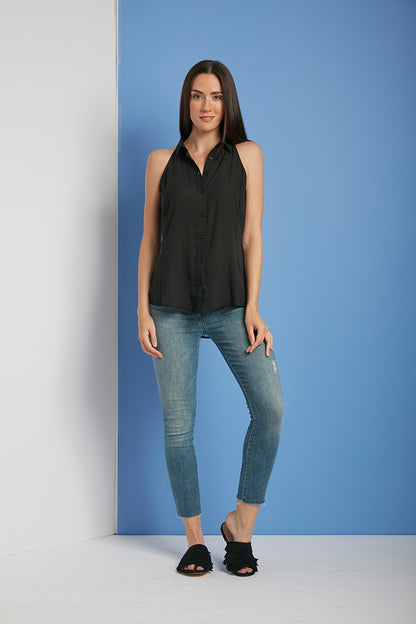 Just a Crush Yvonne Button-Down Top