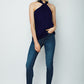 ' Twisted Neck Fallon Top