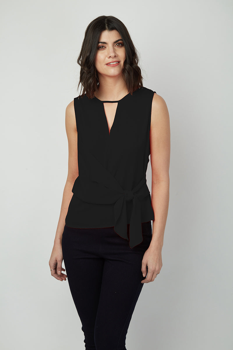 Effortlessly Cute Tie-Detail Freya Top