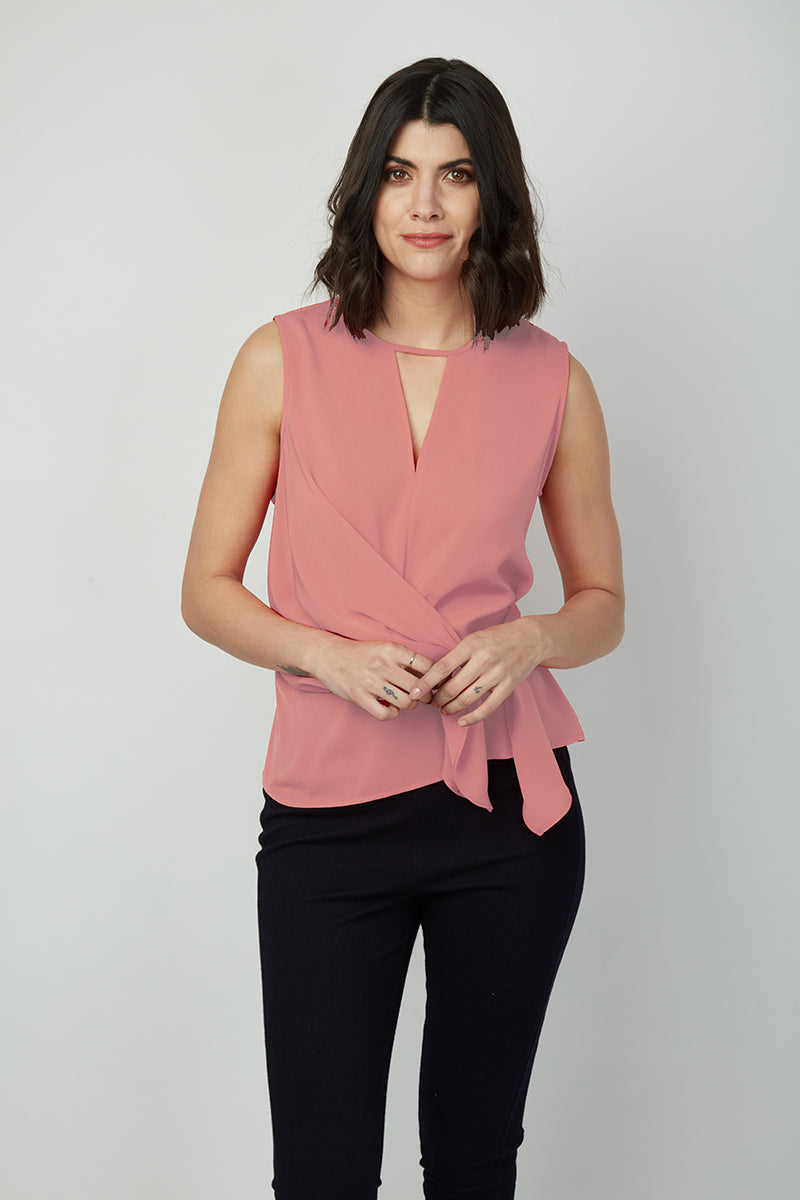 Effortlessly Cute Tie-Detail Freya Top