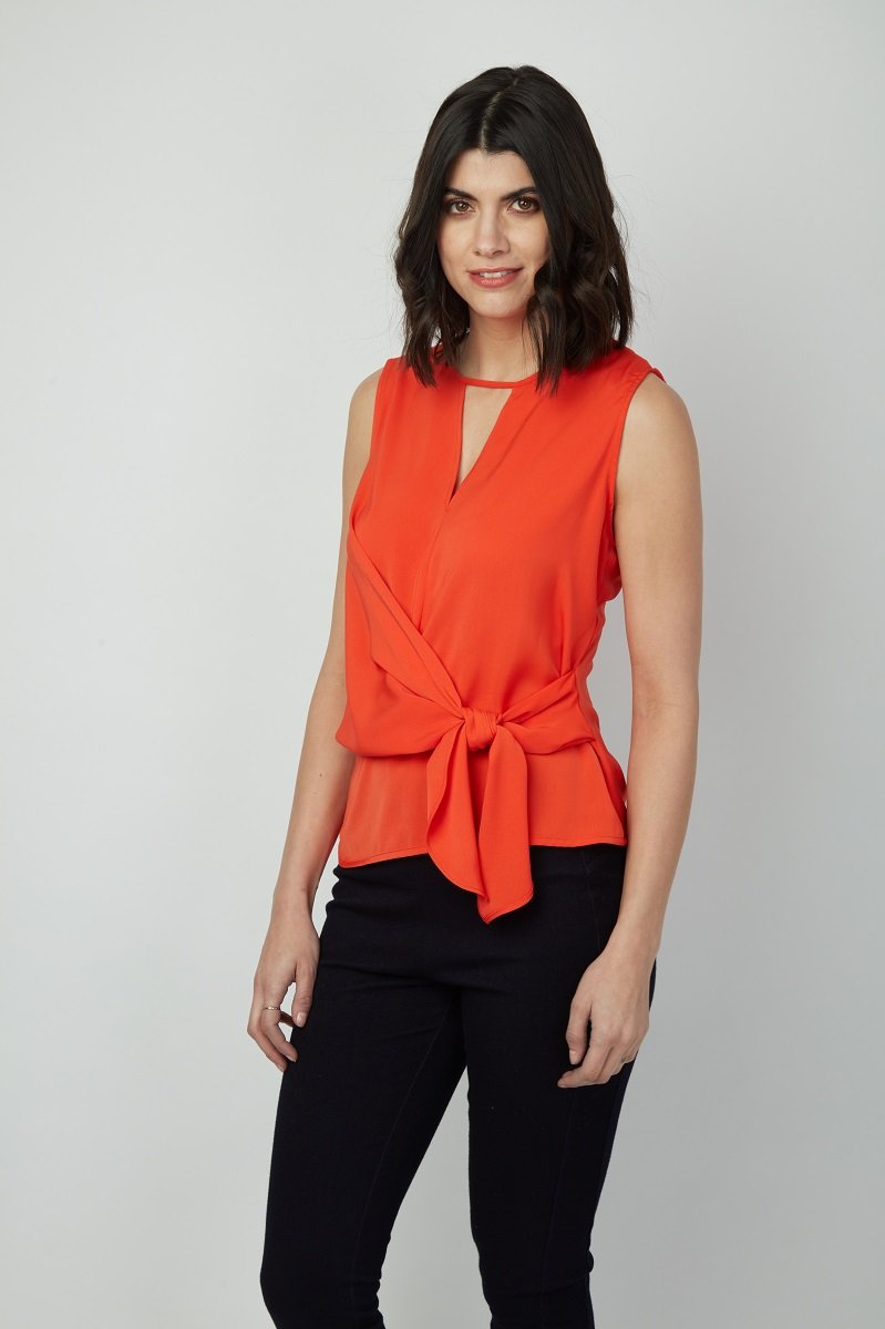 Effortlessly Cute Tie-Detail Freya Top