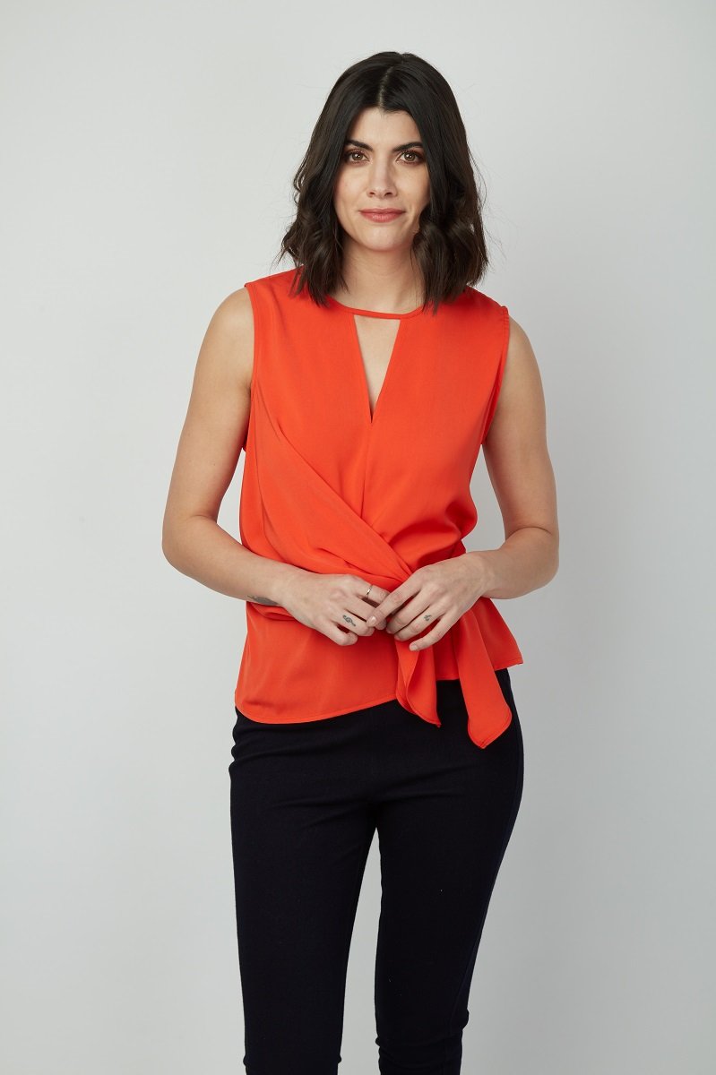 Effortlessly Cute Tie-Detail Freya Top