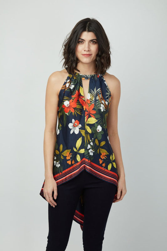 Euphoria Josie Floral Print Top