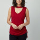 Never Out Of Style Ruched Roxy Top