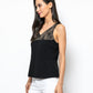 Romantic Touch Sola Lace Detail Sleeveless Top
