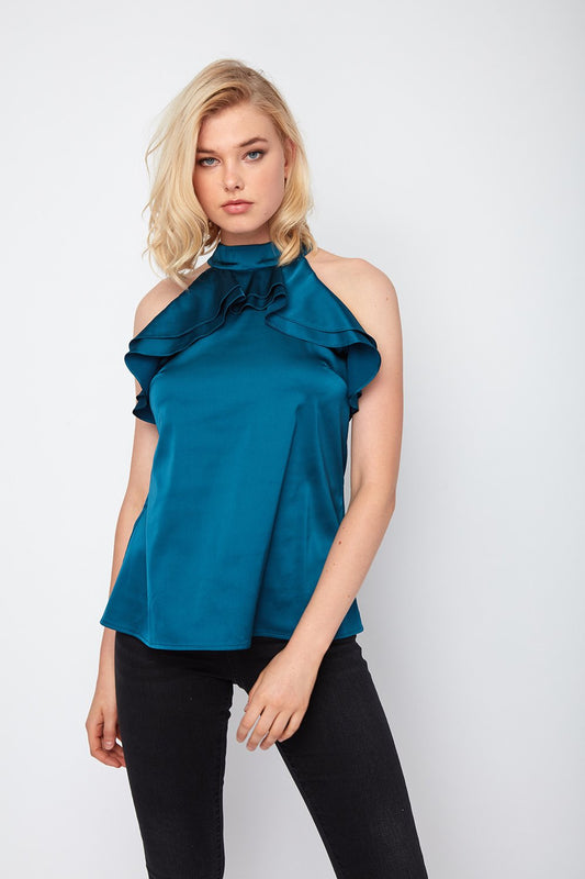 Love Is In The Air Devin Ruffle Top