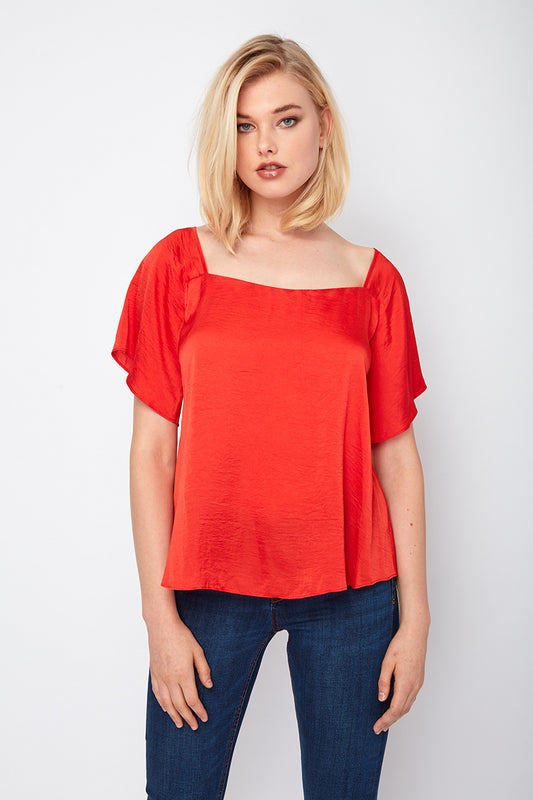Sweet Babe Square Neck Belle Top