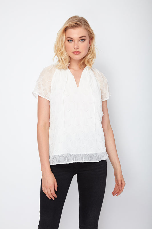 Simply Sweet Lan Bubble Chiffon Blouse