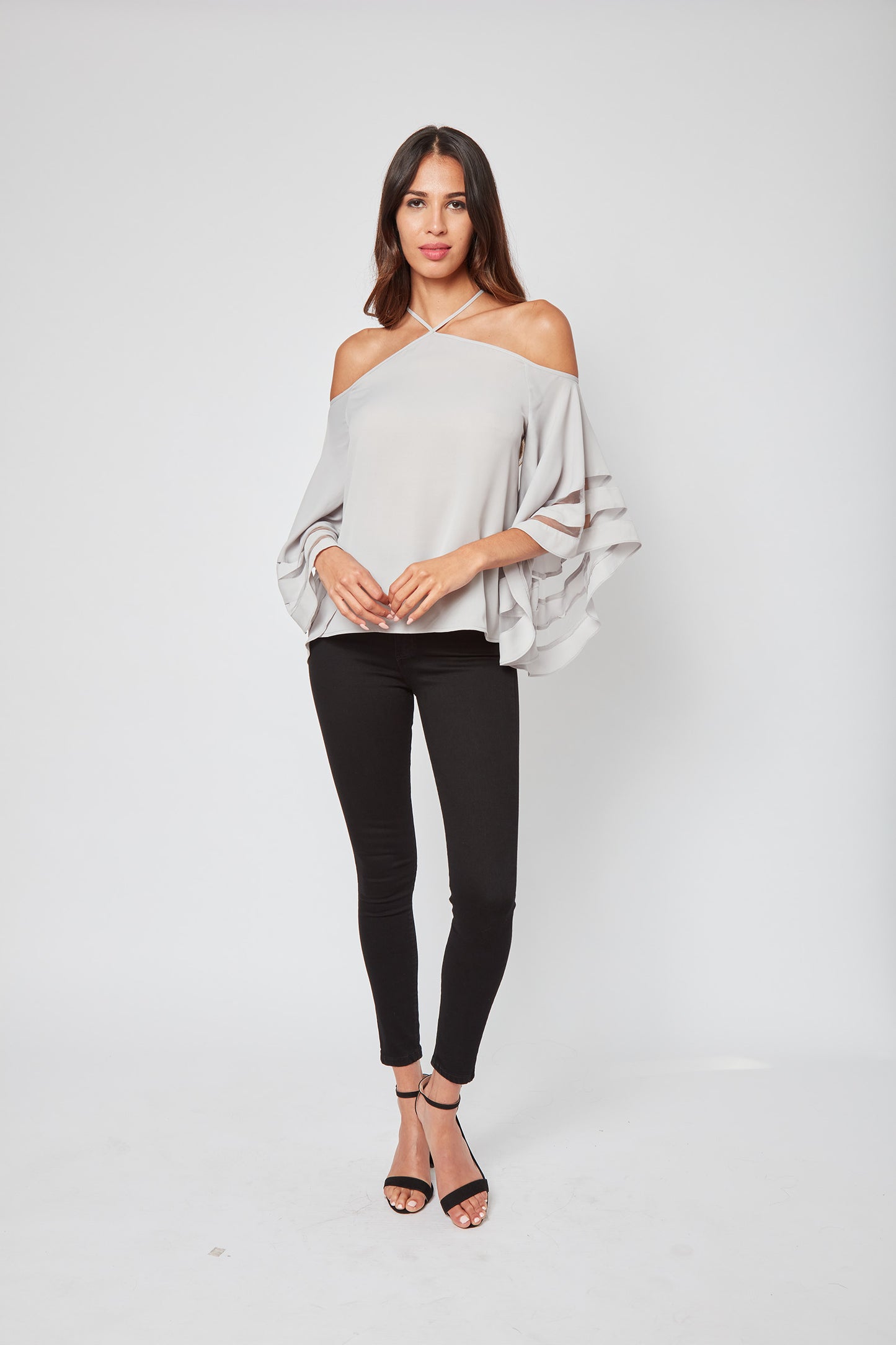 Cute Personality Meredith Halter Blouse