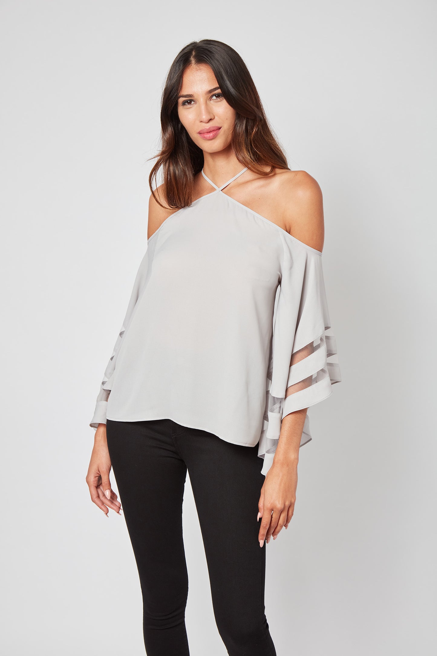 Cute Personality Meredith Halter Blouse