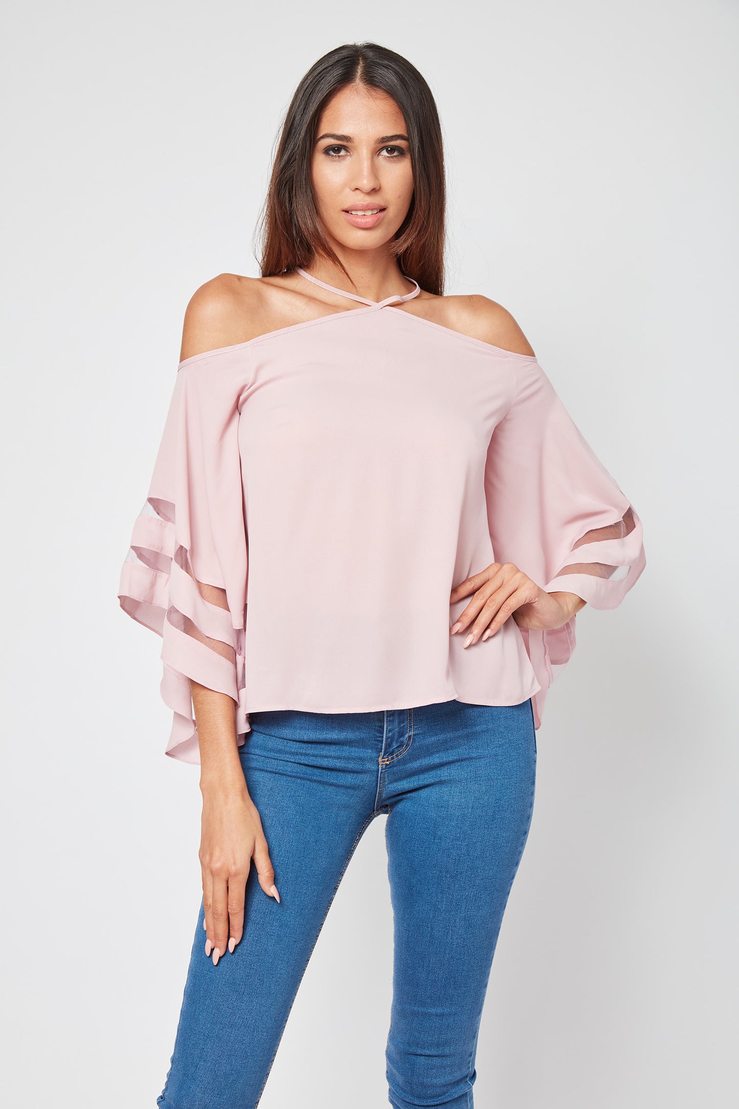 Cute Personality Meredith Halter Blouse