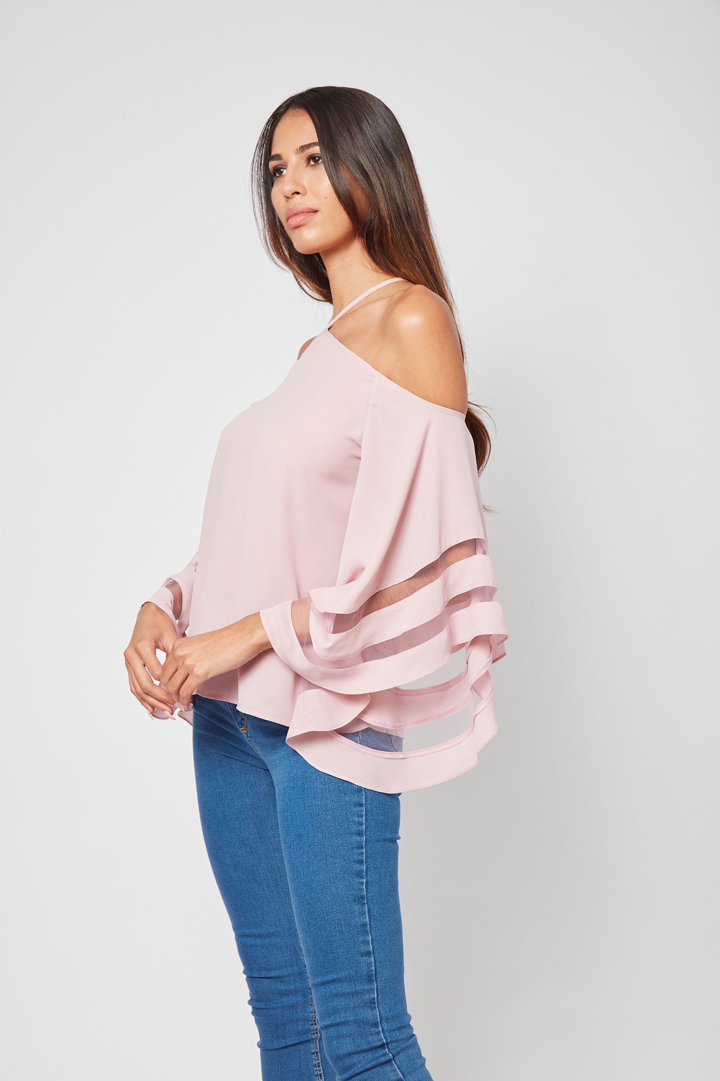 Cute Personality Meredith Halter Blouse