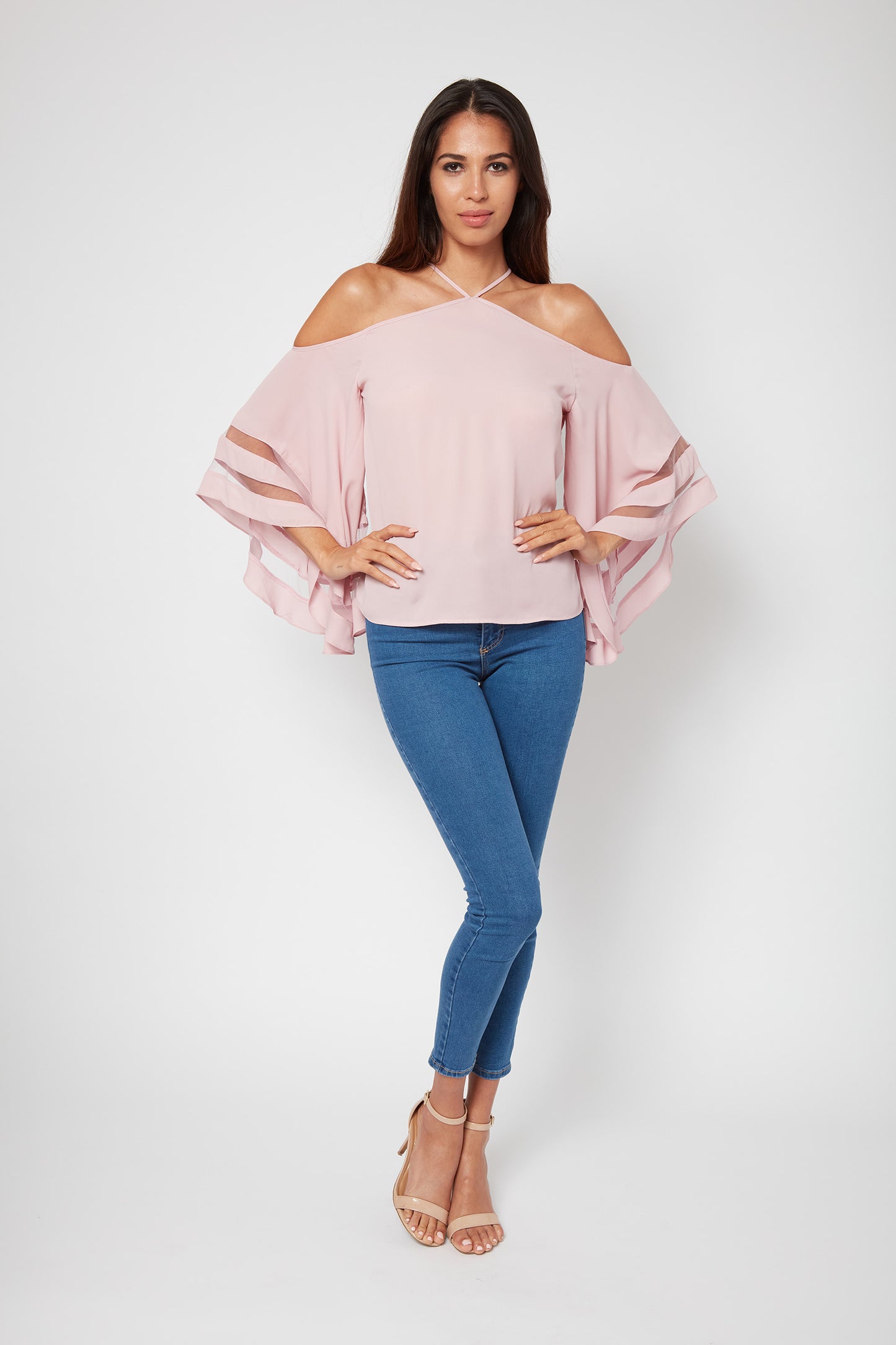 Cute Personality Meredith Halter Blouse