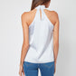Flirty Focus Halter Blouse