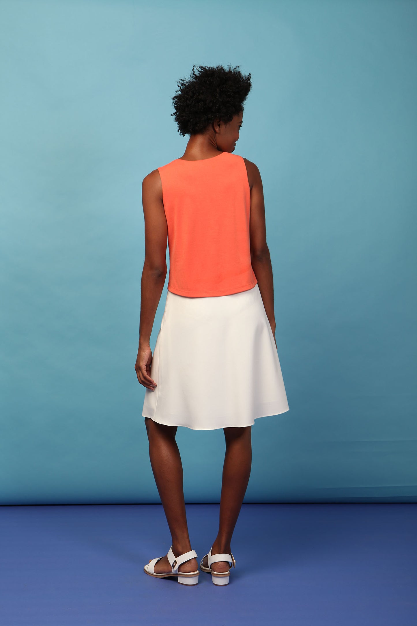 Cindy + Johnny JULIAN Two-Tone Sleeveless Dress