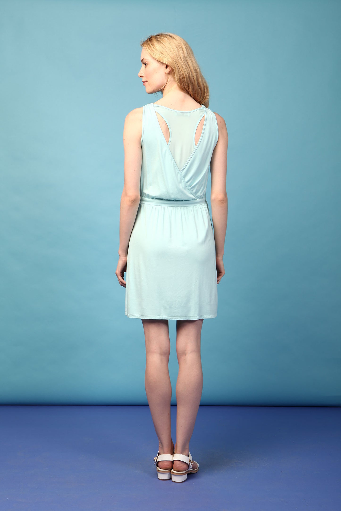 Aruba Cutie Cindy + Johnny Casual Cowlneck Sleeveless Dress