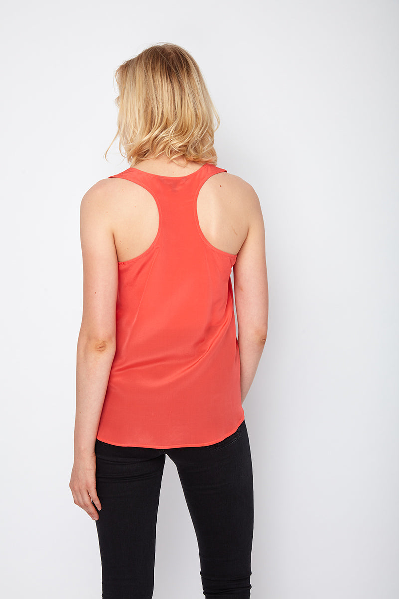 On The Go Callie Silk Tank Top