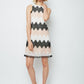 Sleeveless Shift Kristen Mini Dress
