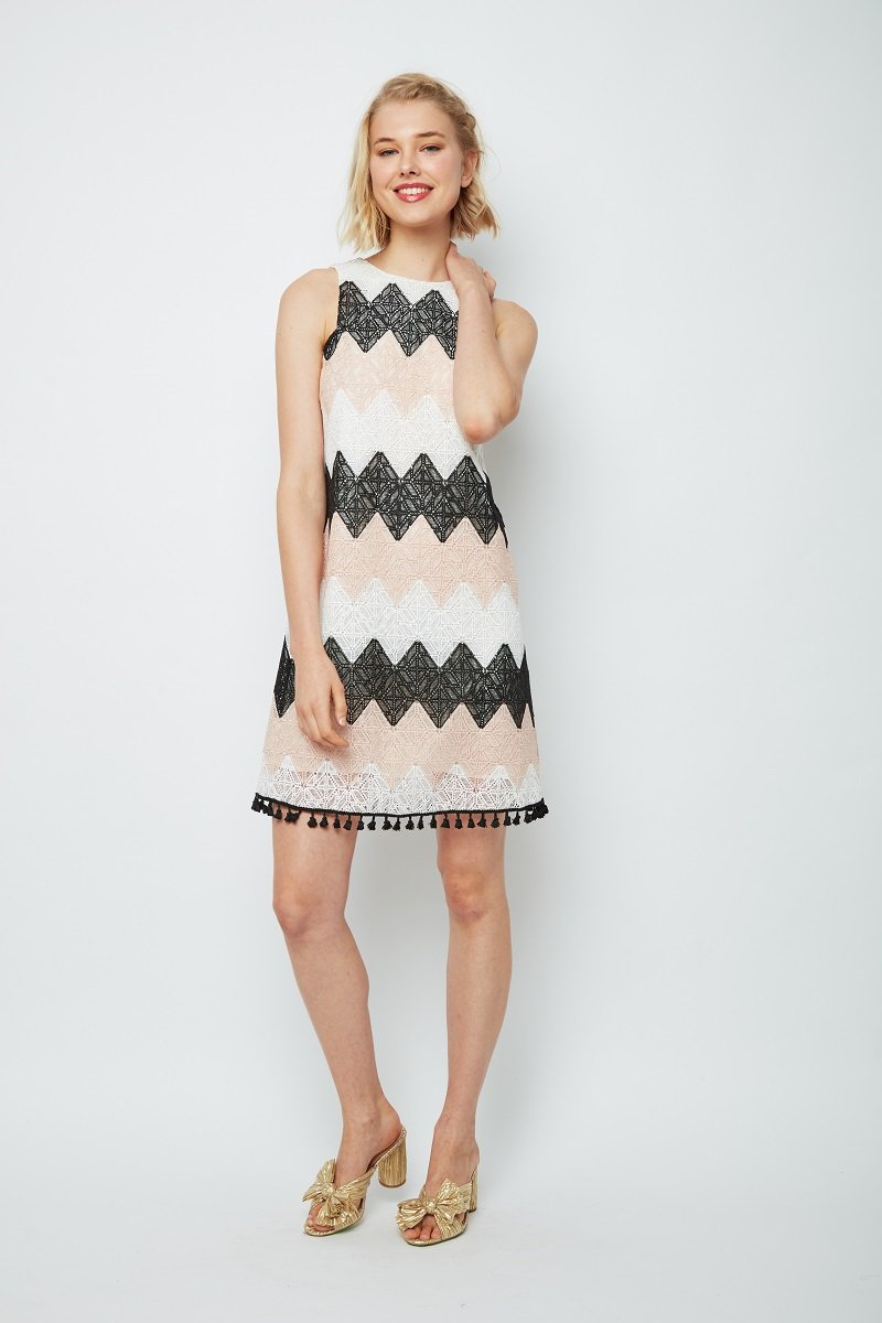 Sleeveless Shift Kristen Mini Dress