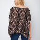 Storyteller Clara Silk Poncho Top