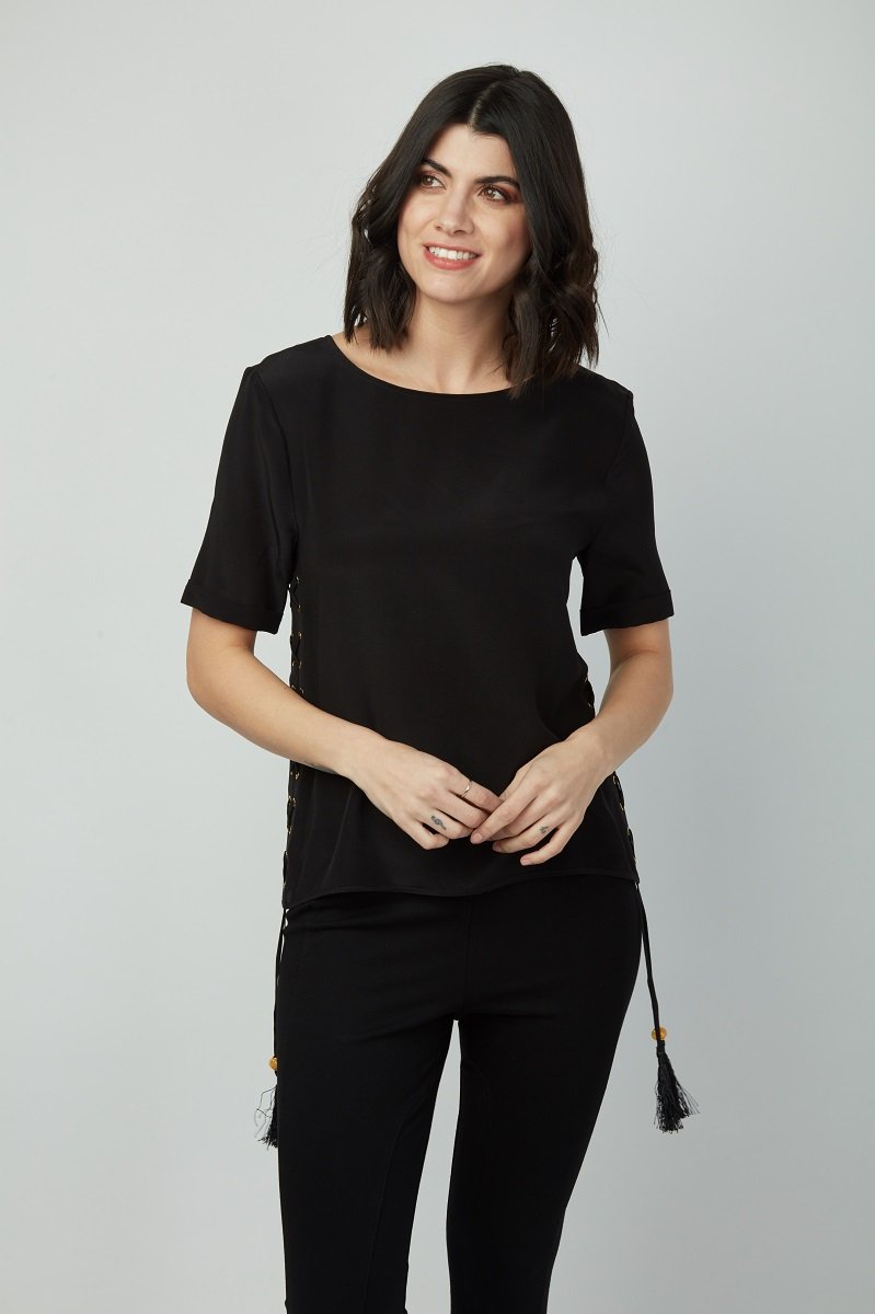 Sweet Girl Short Sleeve Lace-