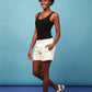 Cindy + Johnny Antique White Shorts (40012)