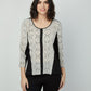 Elevated Chic Printed Hi-Lo Silk Top