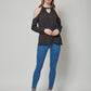 Long Sleeve Cold Shoulder Em Top