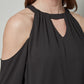 Long Sleeve Cold Shoulder Em Top